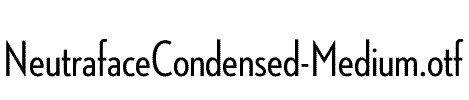 NeutrafaceCondensed-Medium