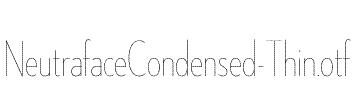 NeutrafaceCondensed-Thin