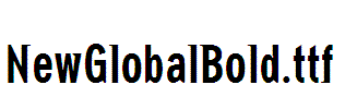 NewGlobalBold