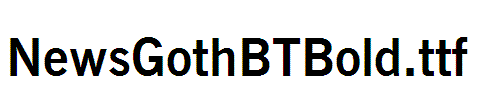 NewsGothBTBold