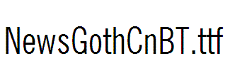 NewsGothCnBT