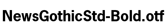 NewsGothicStd-Bold
