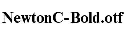 NewtonC-Bold