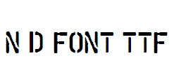 N-D-font