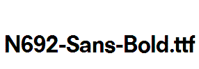N692-Sans-Bold