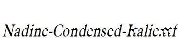 Nadine-Condensed-Italic