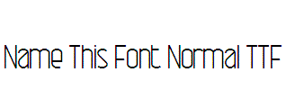 Name-This-Font-Normal
