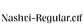 Nashvi-Regular