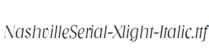 NashvilleSerial-Xlight-Italic