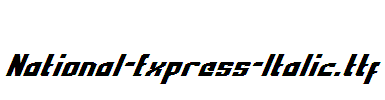 National-Express-Italic