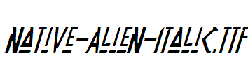 Native-Alien-Italic