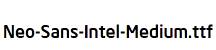 Neo-Sans-Intel-Medium