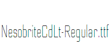 NesobriteCdLt-Regular