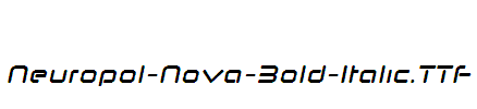 Neuropol-Nova-Bold-Italic