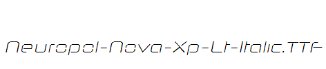 Neuropol-Nova-Xp-Lt-Italic