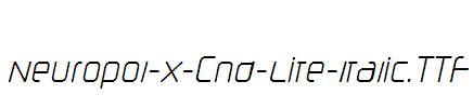 Neuropol-X-Cnd-Lite-Italic