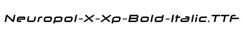 Neuropol-X-Xp-Bold-Italic