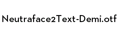 Neutraface2Text-Demi