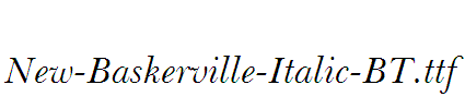 New-Baskerville-Italic-BT