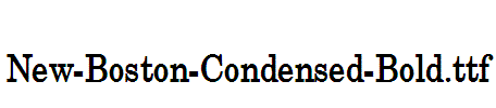 New-Boston-Condensed-Bold