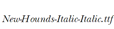 New-Hounds-Italic-Italic