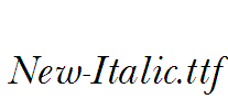 New-Italic