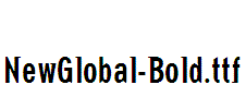 NewGlobal-Bold