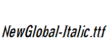 NewGlobal-Italic