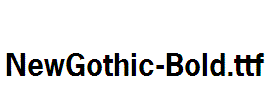 NewGothic-Bold