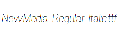 NewMedia-Regular-Italic