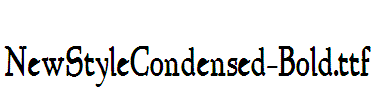 NewStyleCondensed-Bold