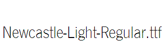 Newcastle-Light-Regular