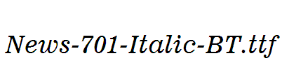 News-701-Italic-BT