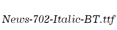 News-702-Italic-BT