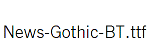 News-Gothic-BT