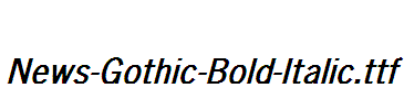 News-Gothic-Bold-Italic