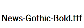 News-Gothic-Bold