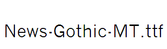 News-Gothic-MT