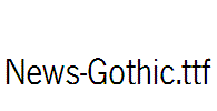 News-Gothic