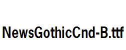 NewsGothicCnd-B