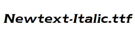 Newtext-Italic