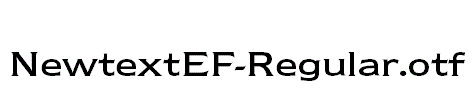 NewtextEF-Regular