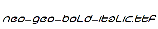 neo-geo-bold-italic