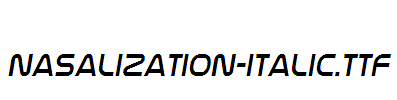 Nasalization-Italic