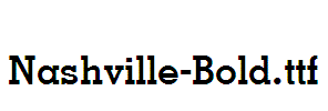 Nashville-Bold