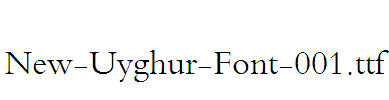 New-Uyghur-Font-001