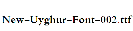 New-Uyghur-Font-002