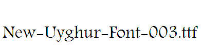 New-Uyghur-Font-003