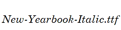 New-Yearbook-Italic