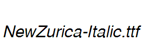 NewZurica-Italic